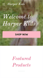 Mobile Screenshot of harperkidsclothing.com
